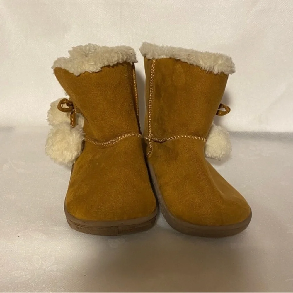 Wonder Nation Boots Girls‎ Size 9 Slip On Brown